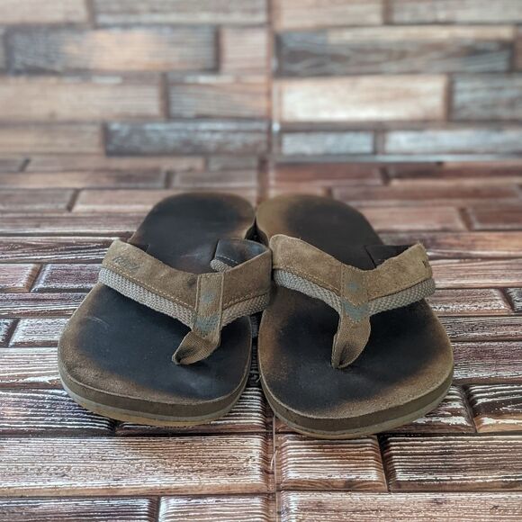 Reef brown Flip Flops - Men's 9‎ - Picture 4 of 6